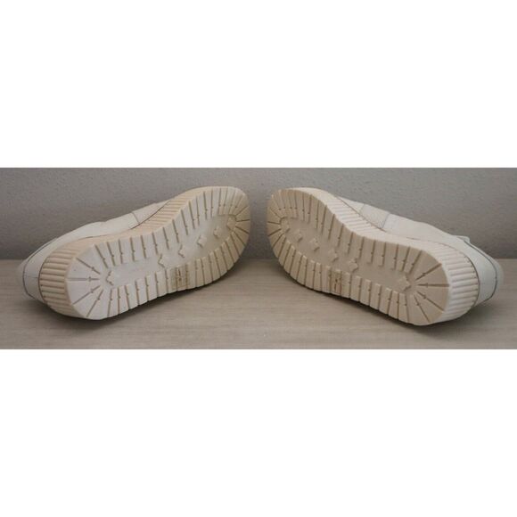 Dolce Vita Women's Sz 8M White Leather Tiger Lace-Up 2" Platform Sneakers - Picture 9 of 11